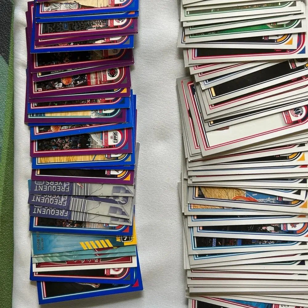 Lot of 400+ 2022-23 panini nbs hoops basketball sports cards with rookies, hof